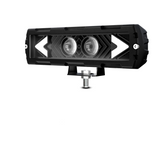 6 Inch Arrow Binocular Spotlight Black - Front View