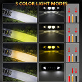 6 Inch Arrow Binocular Spotlight Black - Close-Up Angle