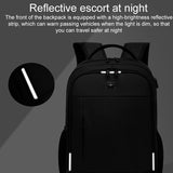 Waterproof Double Shoulder Backpack With Usb Black - 17 Inch