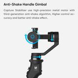 Capture1 Outdoor Video Gimbal Stabilizer - Black - Rear View