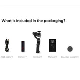 Capture1 Outdoor Video Gimbal Stabilizer - Black
