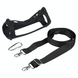 Portable Silicone Case with Shoulder Strap for Jbl Flip 6 Speaker - Black
