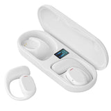 Wireless Bluetooth Sports Earphone - Js270 Hanging Ear Design - Black - Low Angle