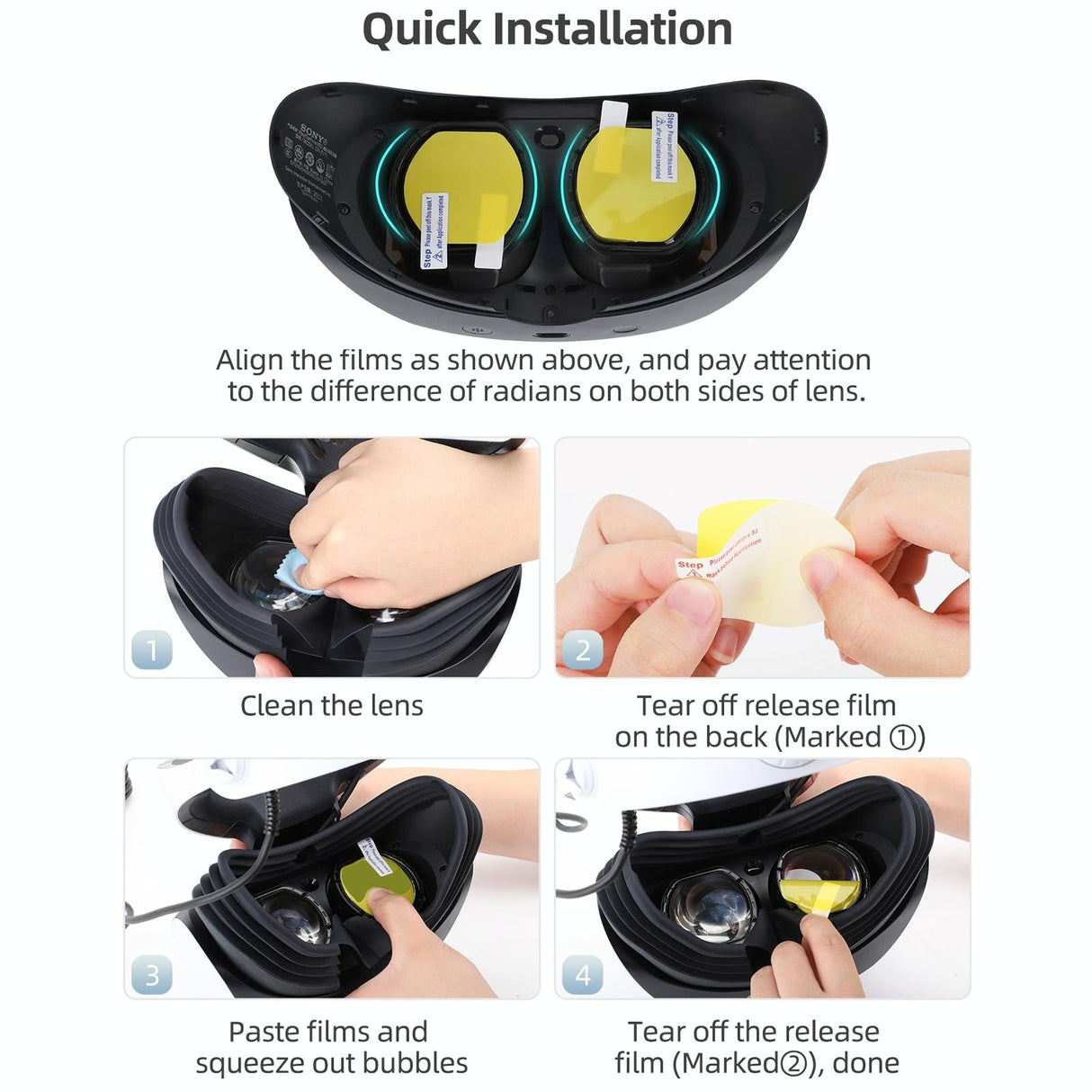 Vr2 Hifylux Protective Film Set for Playstation - Ultimate Protection