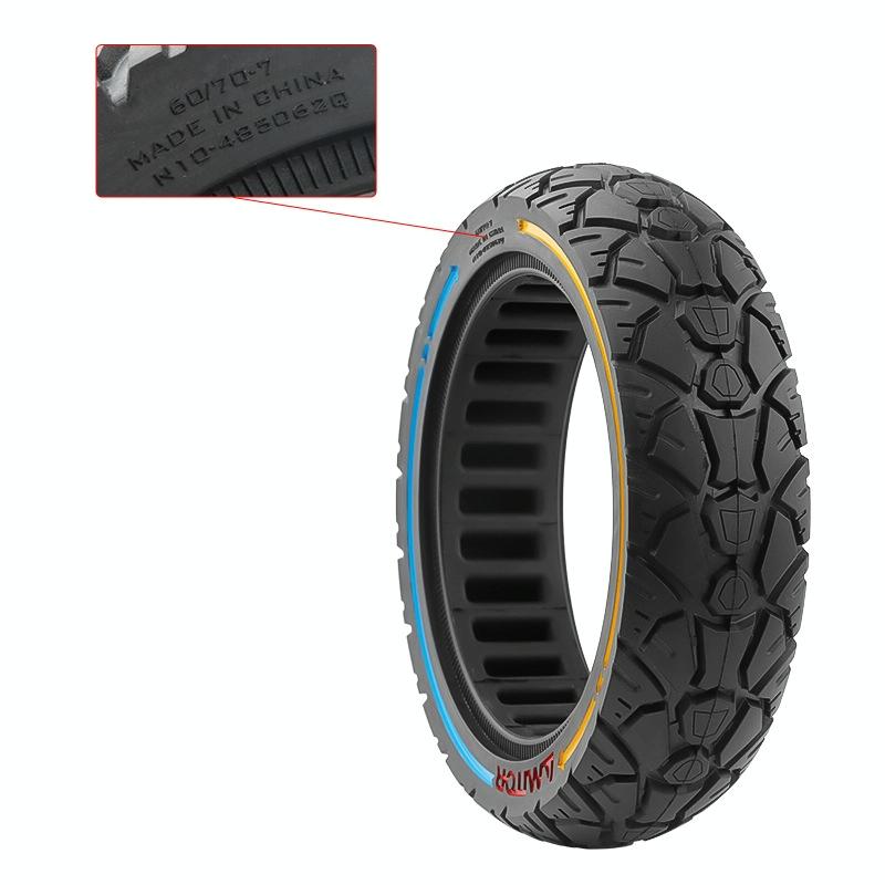 10x2.5-7 Universal Solid Tire Electric Scooter - Colourful
