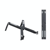 Foldable Non-slip Laptop Stand - Plastic Silicone - Black - Extra Image