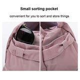 Women Dry / Wet Gym Bag with Separation - no Code - Light Pink - 45-Degree Angle