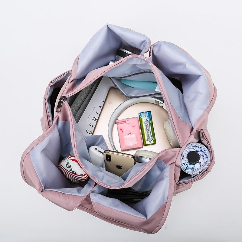 Women Dry / Wet Gym Bag with Separation - no Code - Light Pink