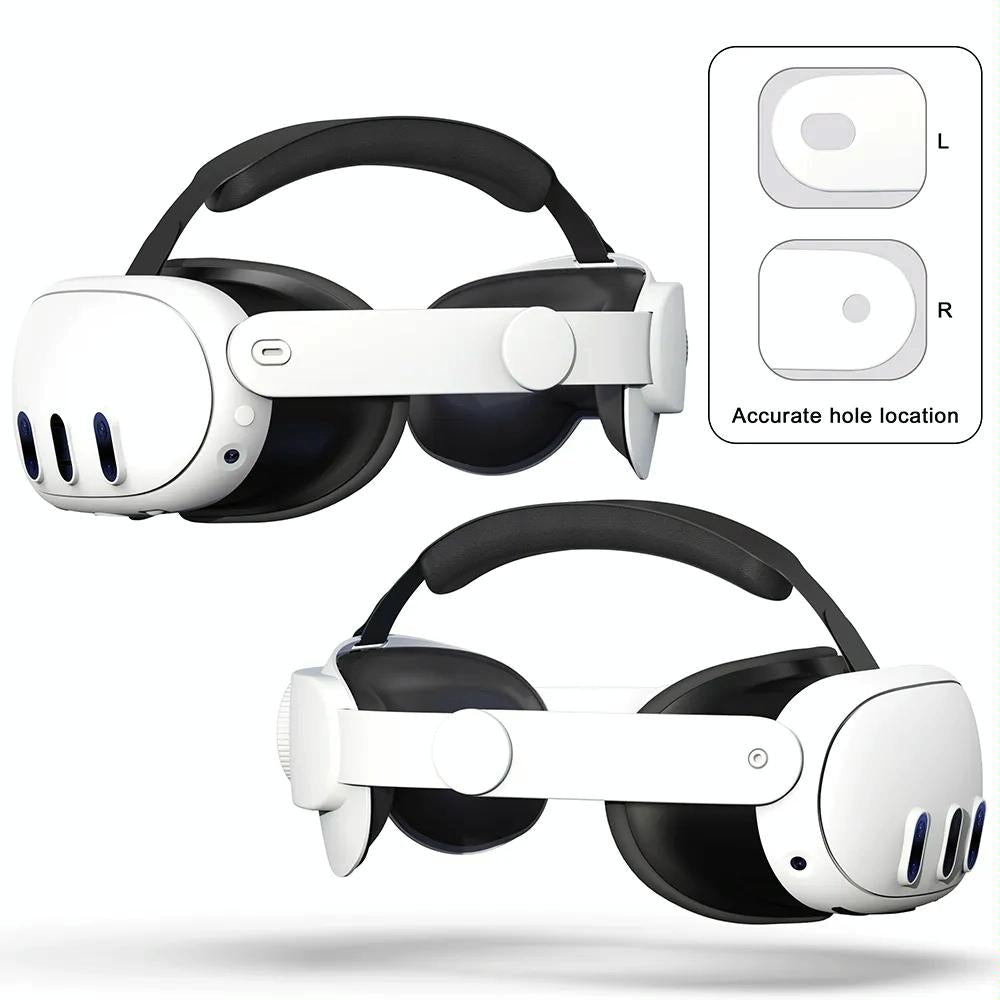 Elite Vr Headset Strap for Meta Quest 3 - Adjustable - White
