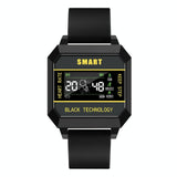 0.96 Inch Tft Screen Life Waterproof Smart Watch Support Sleep Monitoring / Heart Rate Monitoring / Blood Pressure Monitoring / Pulse Reminder - Black - Side View