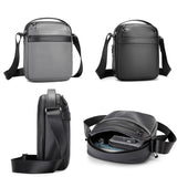 Men Crossbody Bag Casual Business Shoulder Bag - Side View