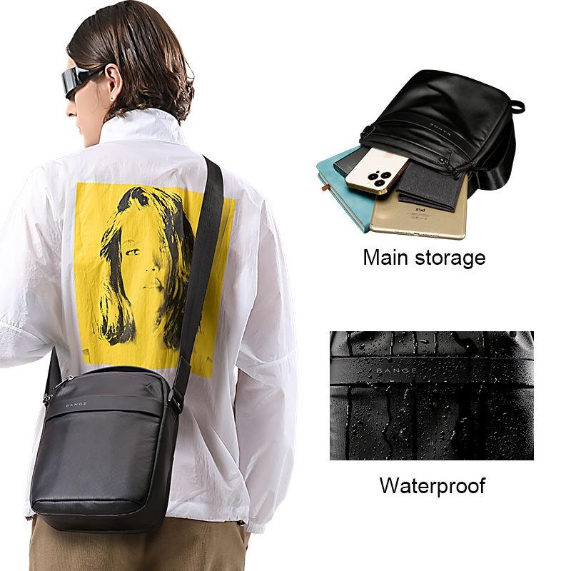 Men Crossbody Bag Casual Business Shoulder Bag