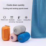 Portable Quick Dry Sports Towel Set with Silicone Sleeve and Storage Bag - 30x80cm - Green - 30X80Cm - Rear View