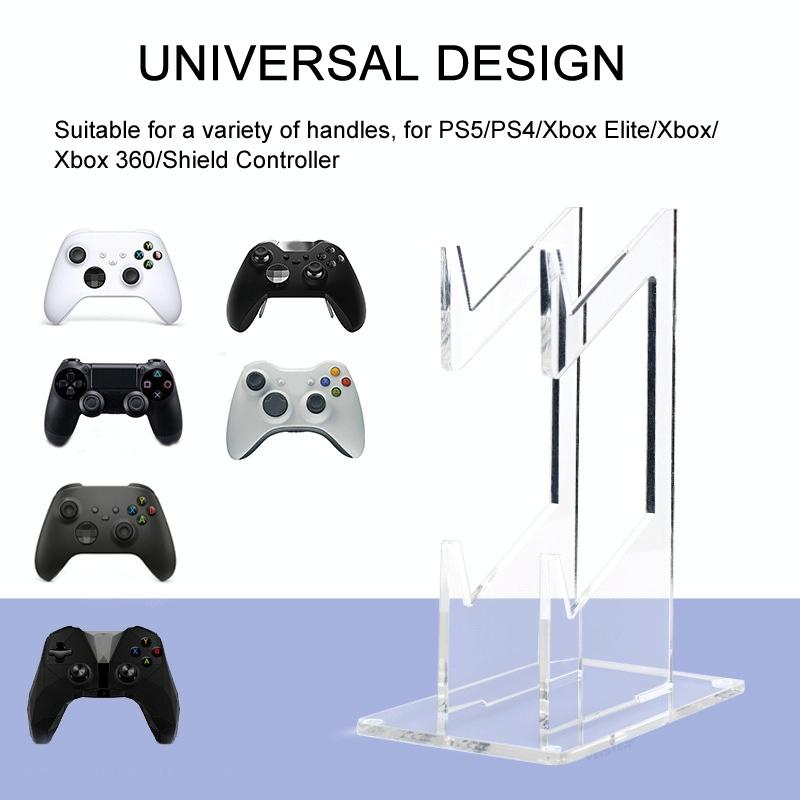 Transparent Acrylic Double Layer Game Handle Storage Bracket for Ps4 / Ps5 / Ps3