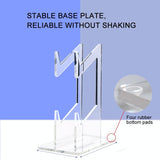 Transparent Acrylic Double Layer Game Handle Storage Bracket for Ps4 / Ps5 / Ps3 - 45-Degree Angle