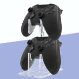 Transparent Acrylic Double Layer Game Handle Storage Bracket for Ps4 / Ps5 / Ps3 - Close-Up Angle