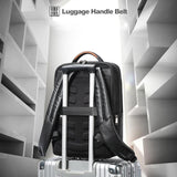Multifunctional Anti-theft Laptop Business Backpack with Usb Charging Hole Black - Close-Up Angle