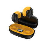 Wireless Ear Clip Bluetooth Headset with Led Display - Noise Reduction - Front View