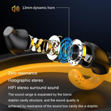 Wireless Ear Clip Bluetooth Headset with Led Display - Noise Reduction - Close-Up Angle