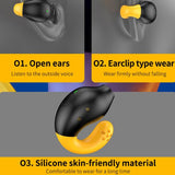Wireless Ear Clip Bluetooth Headset with Led Display - Noise Reduction - Extra Image