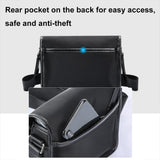 Waterproof Crossbody Shoulder Bag Black