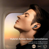 True Wireless Funpods Bluetooth Earphones - Black - Top-Down View