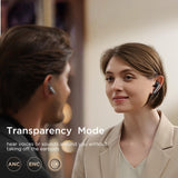True Wireless Funpods Bluetooth Earphones - Black - Close-Up Angle