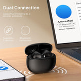 True Wireless Funpods Bluetooth Earphones - Black - Low Angle