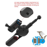 Switch Fishing Rod Handle - Ergonomic Design - 45-Degree Angle