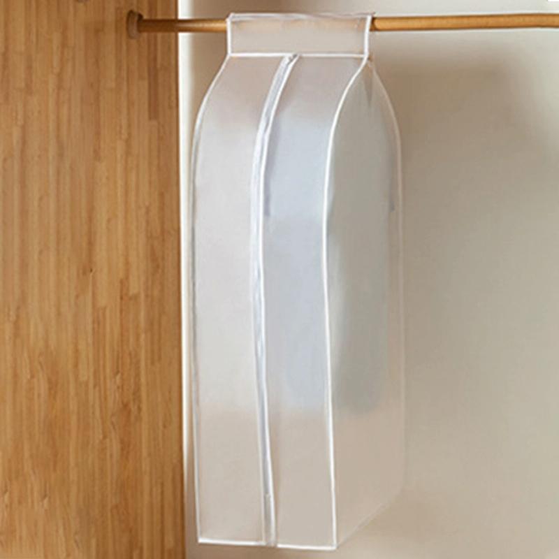Waterproof Hanging Storage Bag for Dustproof Organization - White