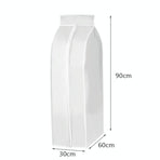 Waterproof Hanging Storage Bag for Dustproof Organization - White