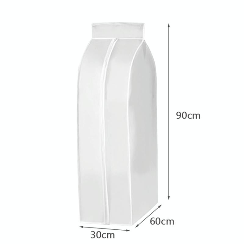 Waterproof Hanging Storage Bag for Dustproof Organization - White