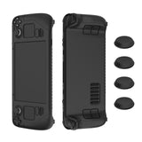 Silicone Game Controller Cover with 4 Key Caps - Protective - Black