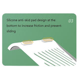 Foldable Laptop Cooling Stand - Height Adjustable - White - Rear View