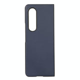 For Samsung Galaxy Z Fold4 5G Sheep Texture Leather Phone Case - Black - Top-Down View