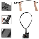 Neck Hanging Action Camera Mount - Compact & Versatile - 45-Degree Angle