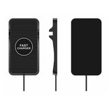 15w Wireless Car Charger for Apple & Android Phones with Type-c Interface - Top-Down View