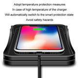 15w Wireless Car Charger for Apple & Android Phones with Type-c Interface - 45-Degree Angle