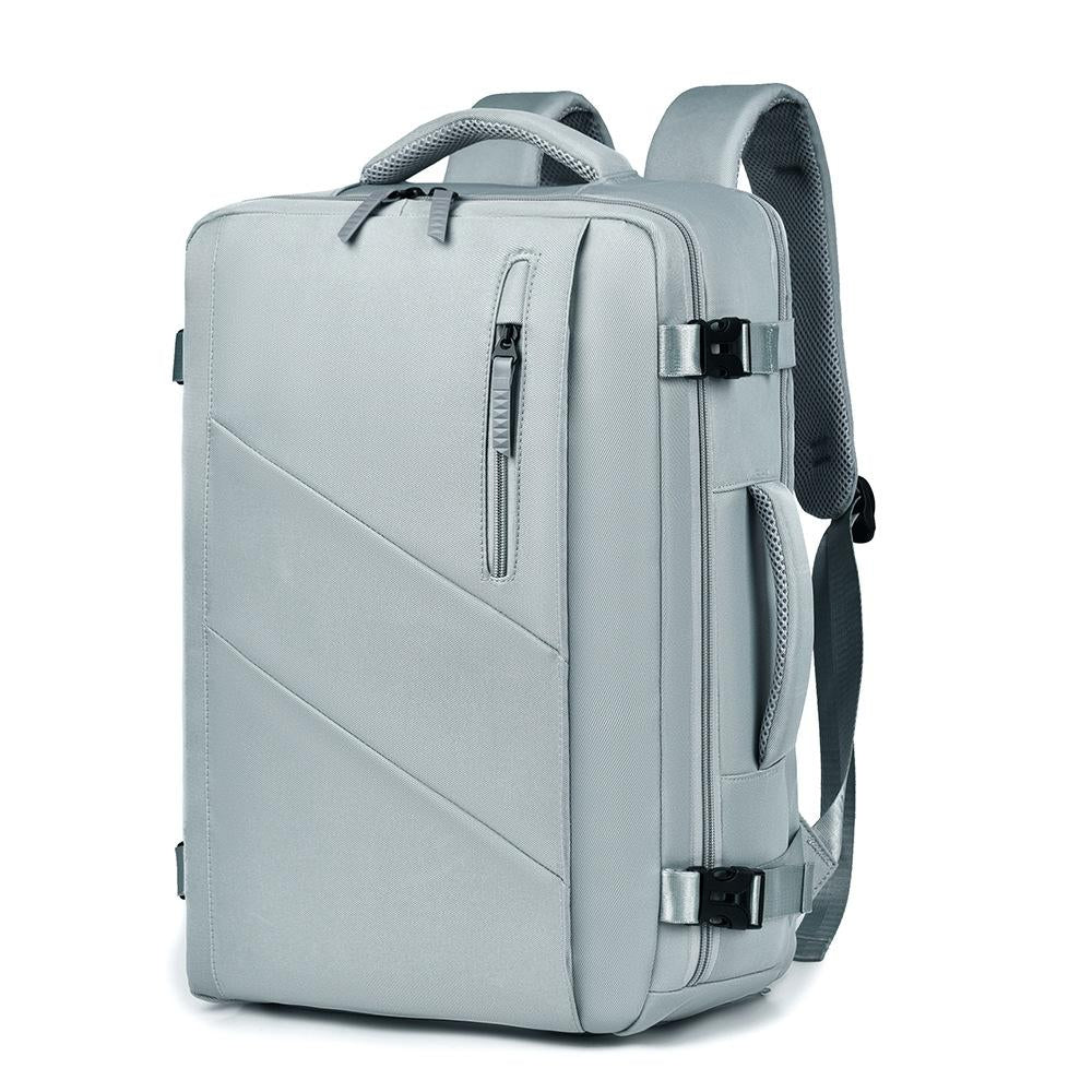 Large Capacity Simple Style Travel Backpack - Black