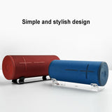 Anti-vibration Desktop Bracket for Bluetooth Speaker - Universal Acrylic Design - Black - Close-Up Angle