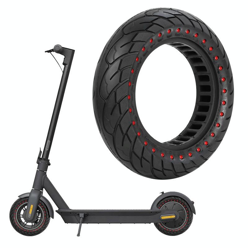 10 Inflatable Honeycomb Solid Run-flat Tire Electric Scooter - 36Mm Slot Blue
