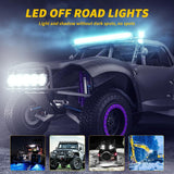 12 - 30V 12W 6000K 2.5 Inch Car Led Engineering Auxiliary Light White Light - Side View