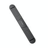 Portable Vertical Laptop Cooling Stand - Desktop Mount - Black - Front View