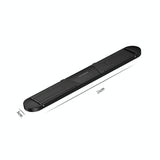 Portable Vertical Laptop Cooling Stand - Desktop Mount - Black - Top-Down View