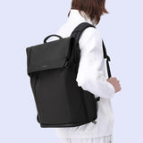 Men Casual Backpack - Compact and Stylish - Top-Down View