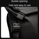 Men Casual Backpack - Compact and Stylish - Close-Up Angle