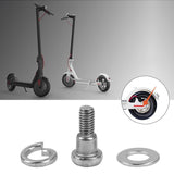 5pcs Rear Wheel Fixing Screws for Xiaomi Mijia M365 / Pro Scooter - White - Front View