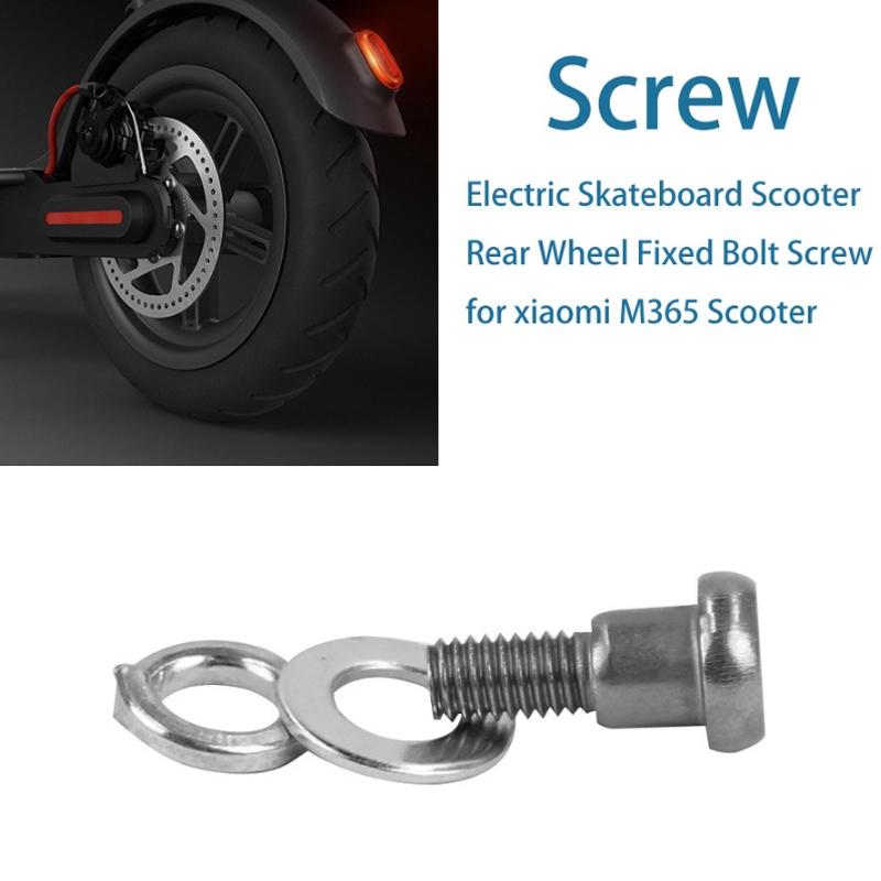 5pcs Rear Wheel Fixing Screws for Xiaomi Mijia M365 / Pro Scooter - White