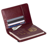 Multi Card Passport Holder Anti Magnetic Wallet - Blue