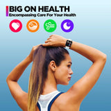 1.86 Inch Colour Display Smart Watch With Voice Calling - Close-Up Angle